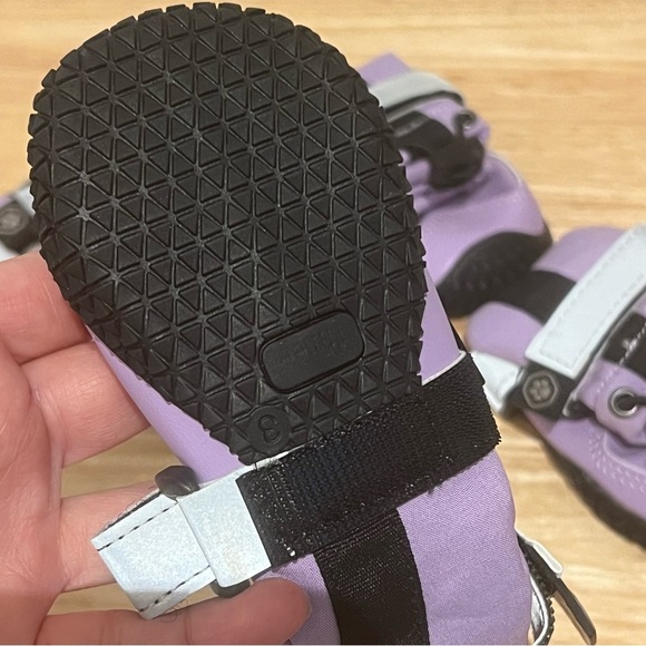 Spark paws Flex Shell Waterproof Dog Boots Lilac size 2 for 21-30lbs - Picture 3 of 9
